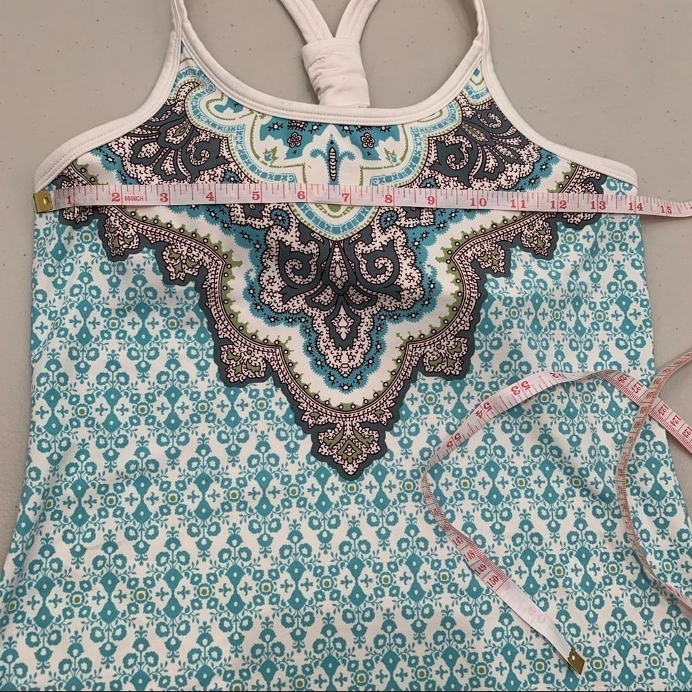 Athleta Patterned Workout Tank Top With Built In … - image 6